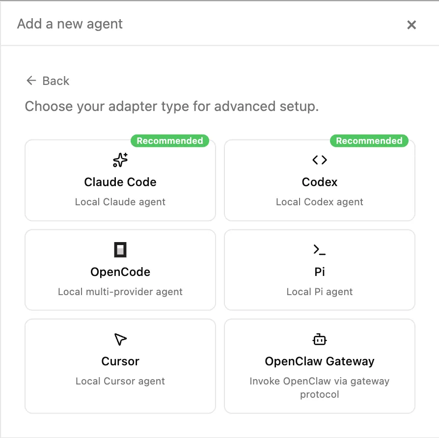 Agent Model Selection